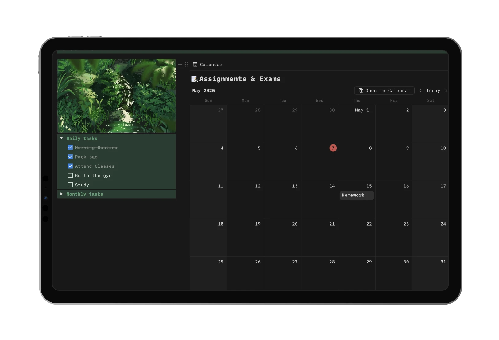 Green School Planner preview 3