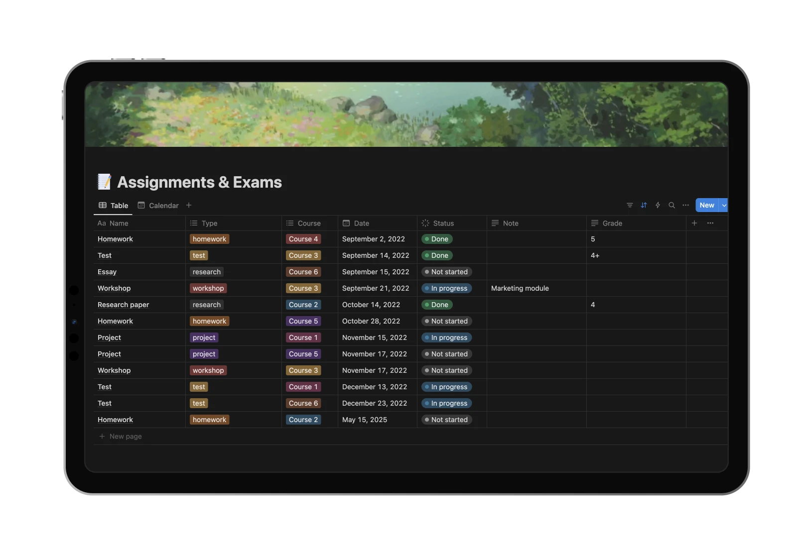 Green School Planner preview 4